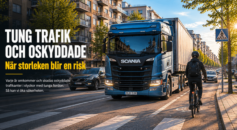 Nya säkerhetstester för lastbilar ska minska dödsolyckorna